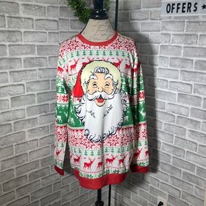 Nwt unisex ugly Christmas sweatshirt crew neck
